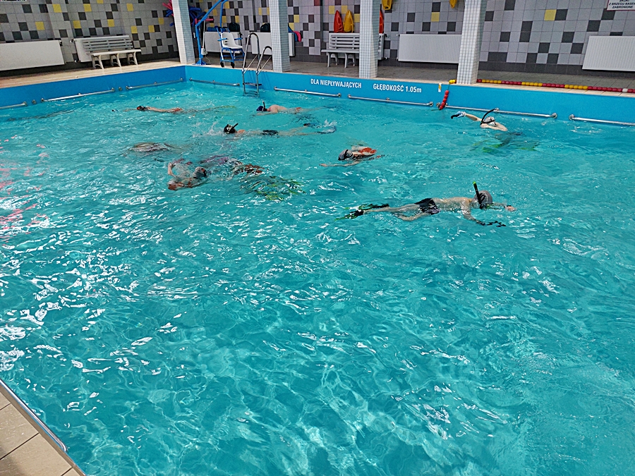 Hokej pod wodą Walenie Siemianowice Śląskie Trening 11 III 2023